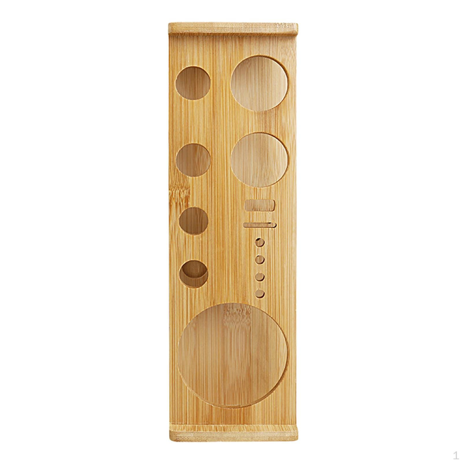 Bartender Kits Stand Cocktail Bartending Set Wooden Practical Bottle Rack Tabletop Barware
