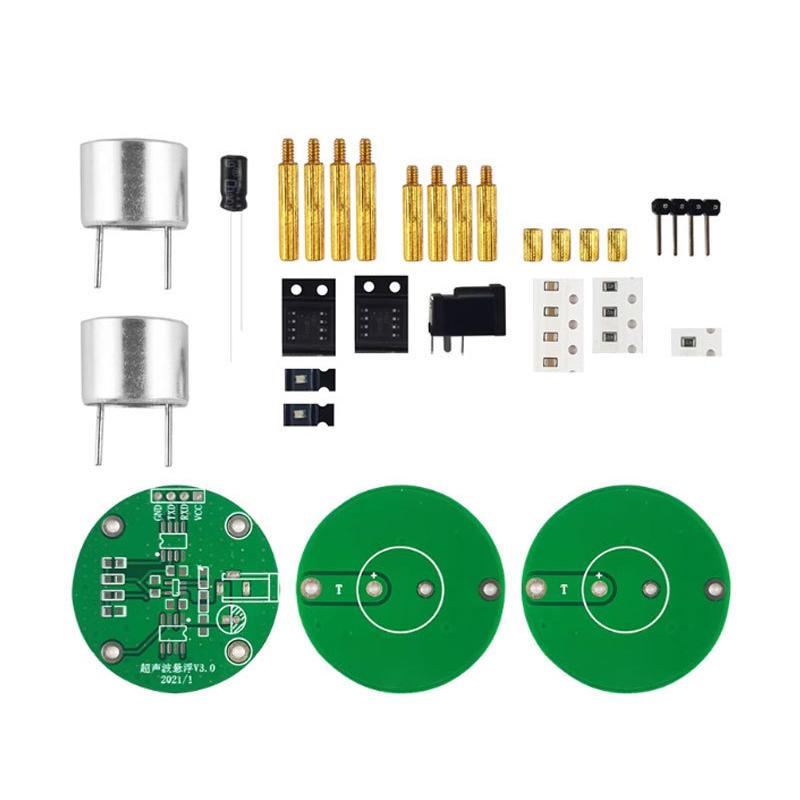 Diy Ultrasonic Levitation Kit Floating Standing Wave Controller Diy Soldering Electronic Components Kit Acoustic Suspension 12V