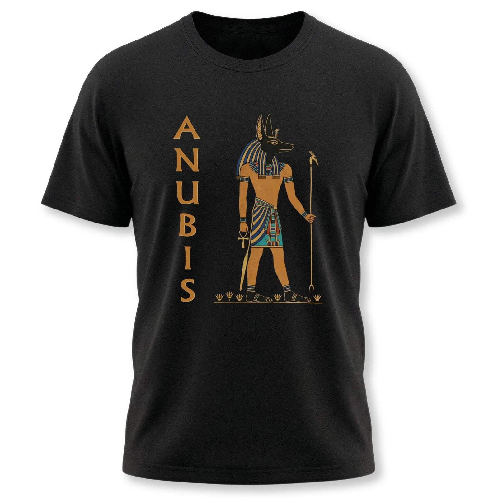 Anubis Egyptian God T-Shirt | Jackal Head Mythology Graphic Unisex Tee Shirt XXXXL