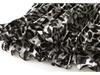 Spring 2026 Retro Leopard Print High Waist Pleated Midi Skirt for Women (D9908)