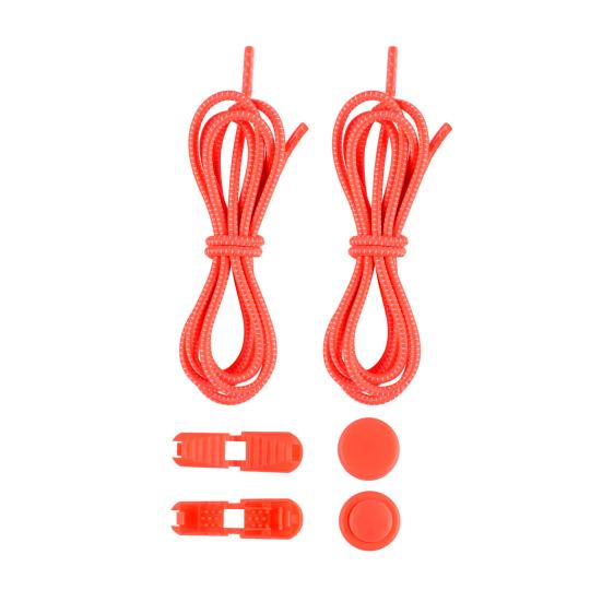 1 Set No Tie Shoelaces Elastic Heavy Duty Lock Adjustable Multi-colored Kids Adults