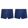 Shuya Men's Ice Silk Seamless Underwear 2-Pack