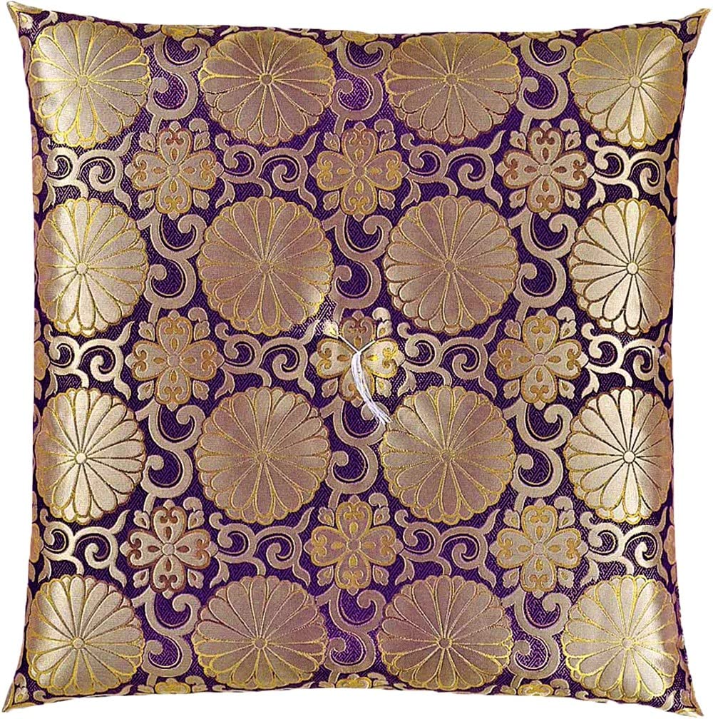 

Шинкин-простроченный Гозен Забутон (фиолетовый) 67x68см, для буддийских поминок, буддийских алтарей и храмов