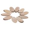 Oval Wood Slices, 10Pcs Natural Unfinished Small Wood Slices for DIY Crafting