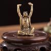Eighteen Arhats Miniature Retro Mini Buddha Decoration Study Office Home Decoration Brass Statue Crafts