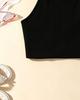 Girls' Trendy Solid-Color Casual Versatile Camisole – Summer Style (Single Piece)