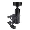 Rv Ladder Mount for Mini ABS Aluminum Alloy Multifunction Adjustable Clamp Mount for Pole RV Trailer Yacht Black