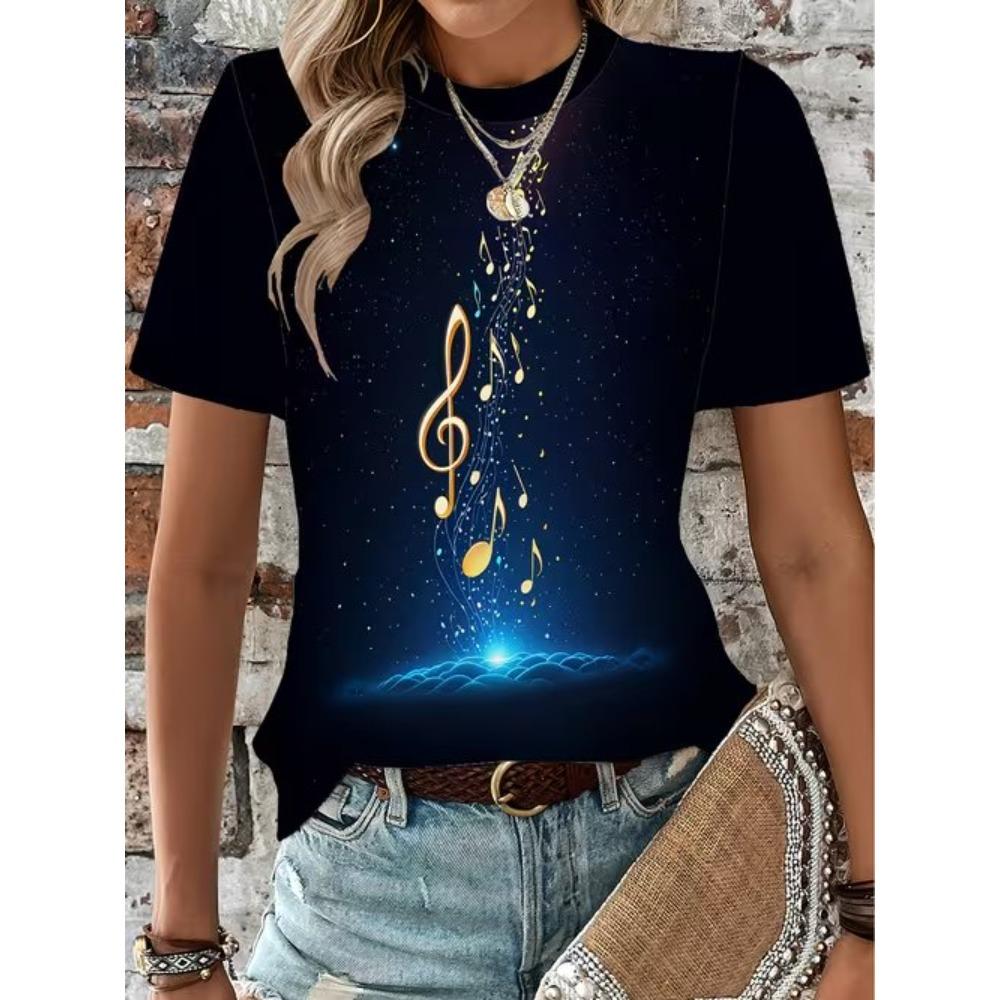 Fashion Women Floral Print T Shirt Funny Casual O-neck Short Sleeves T-shirt Summer Female Tee Shirt