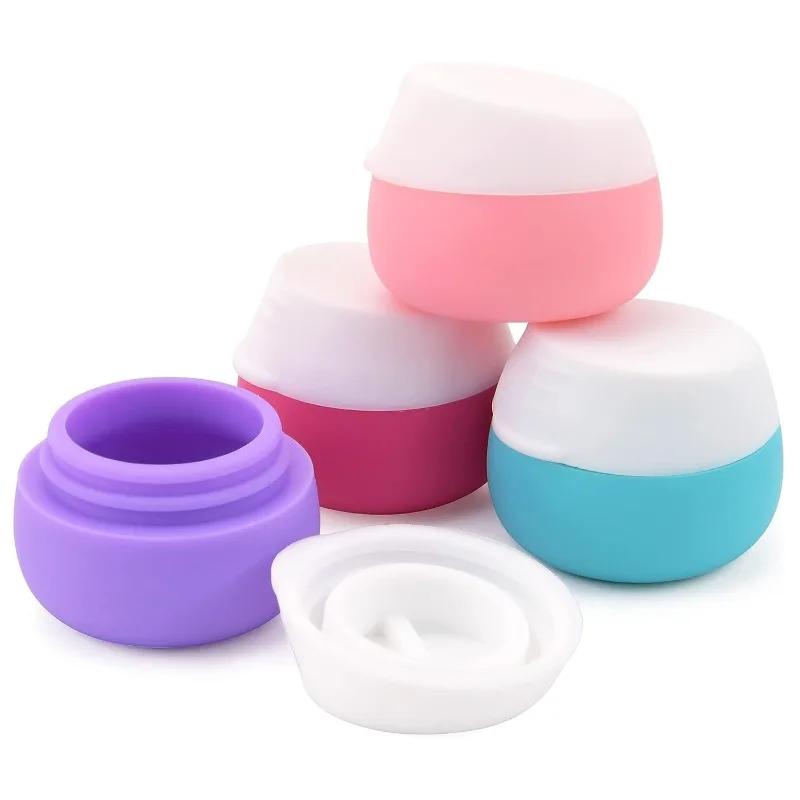 20ML Silicone Travel Bottle Portable Lotion Cream Box Bottle Pill Macaron Cosmetic Foundation Cream Storage Box
