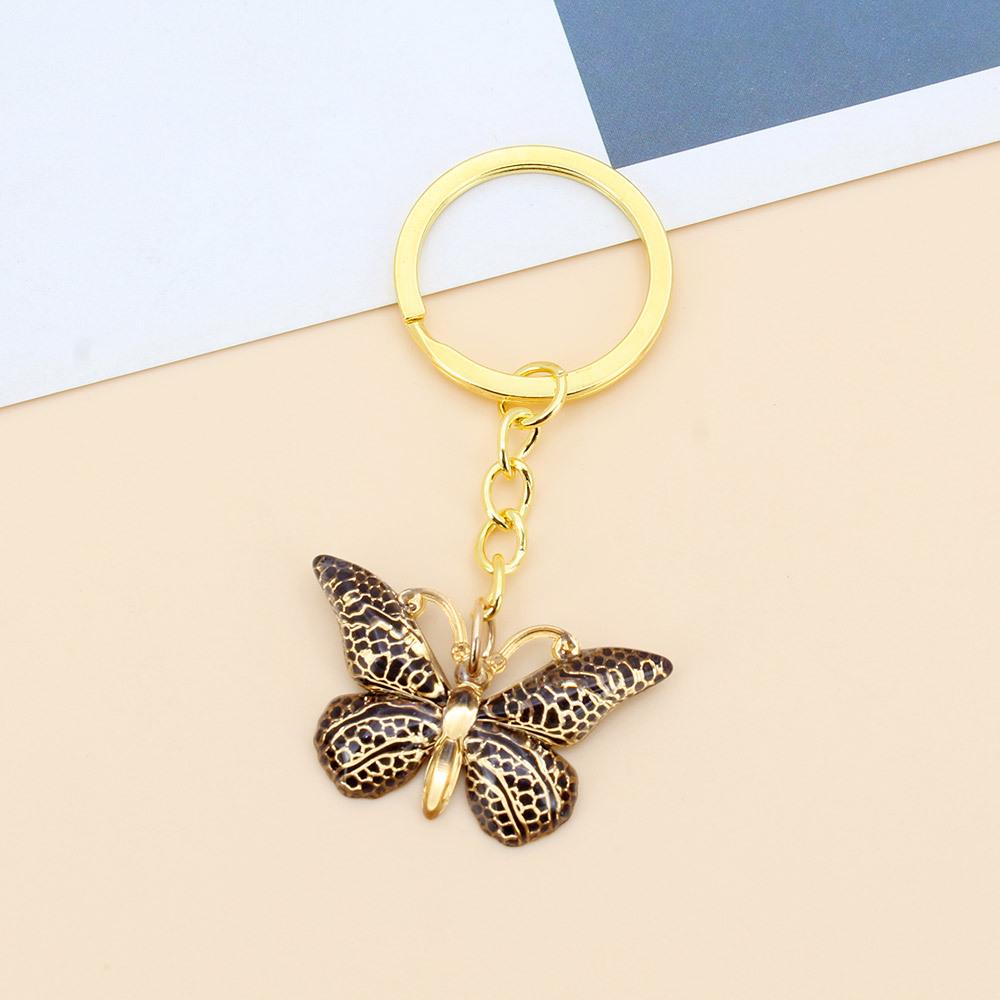 Colorful Butterfly Pendant Keychain and Earphone Bag Ornament for Girls