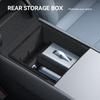 YZ For Tesla Model 3 Highland 2025 Model Y 2025-2025 Center Armrest Hidden Storage Box Cup Holder Console Organizer Accessories