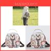 Sac à Bandoulière Double à Broderies Ethniques avec Pochette pour Usage Quotidien
