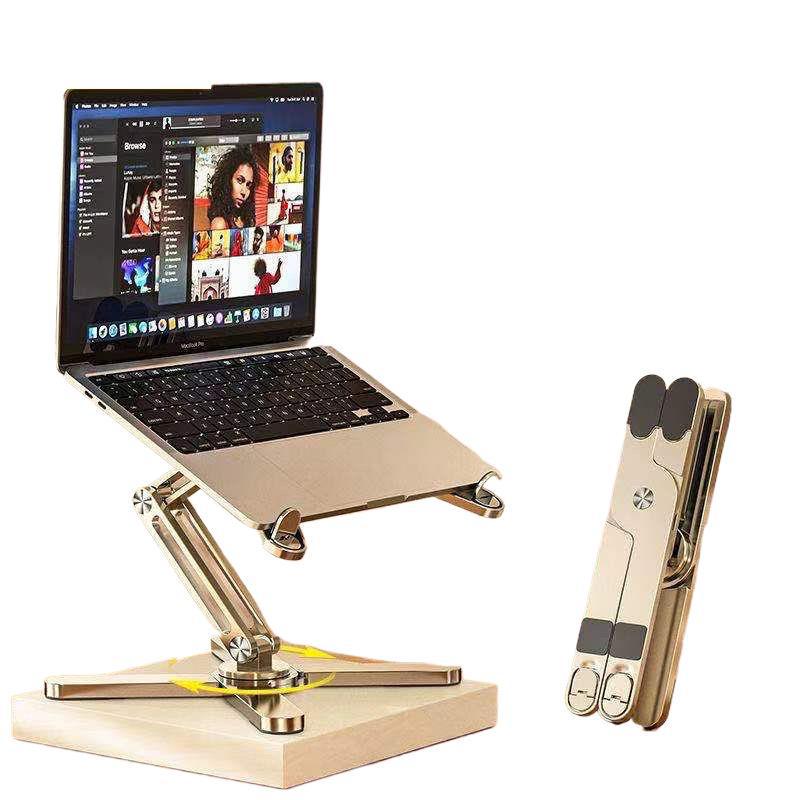2025 Rotatable Laptop Stand: Adjustable Height, Cooling, and Desktop Extension