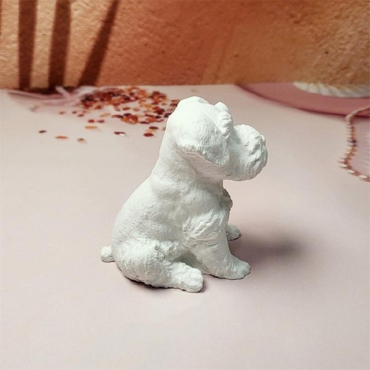 3D Hundeformen Epoxidharzformen Gussformen Liebliches Tier Silikonformen Ornament Gipsformen zur Herstellung von Kunsthandwerk