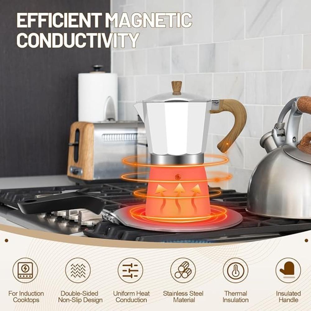 Gas Stove Heat Diffusers, Moka Pots, Induction Cooktop Adapter Plates, Induction Cooktop Adapter Plates, Cookware Accessories