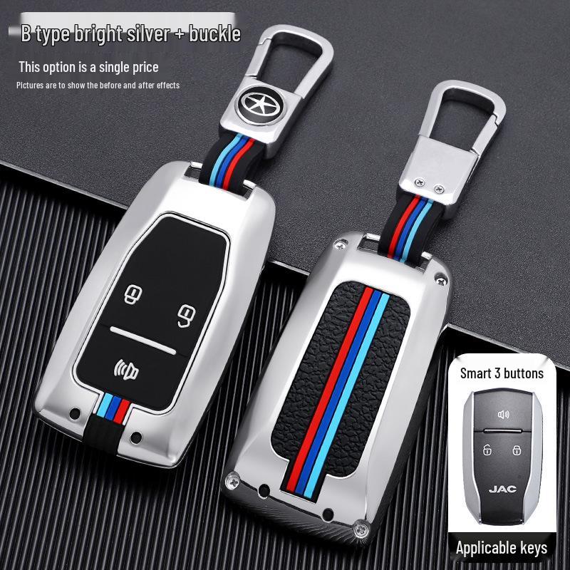 Sihao Car Key Protective Covers: Compatible with X8, A5, X4, and E10X models; Unisex design with durable buckle closure.
