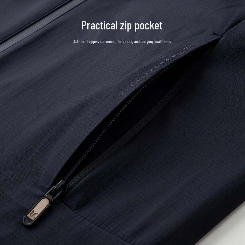 Men's Detachable Hooded Windproof Jacket