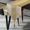 New Luxury Velvet Diamante Table Runner Chenille Satin Minimalist Velvet Dining Table Runner Luxury Embroidered Table Runner