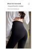 Women's Gray Plus Size Yoga Pants - Thickened Velvet for Spring, Autumn, and Winter