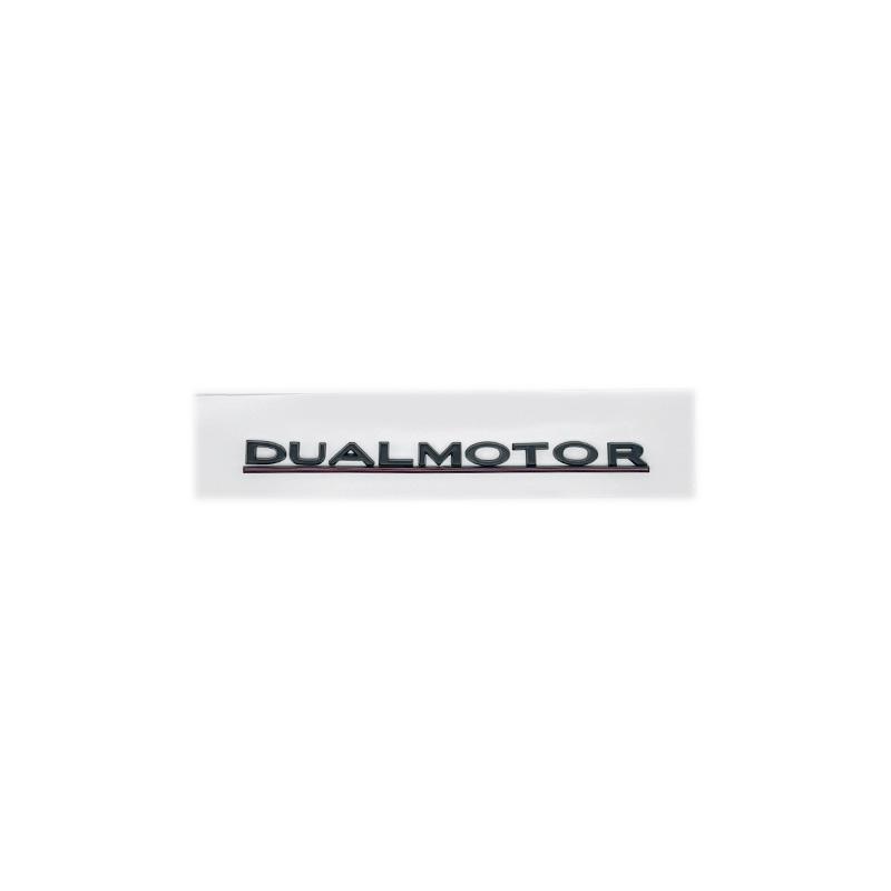 

Эмблема с подчеркнутыми буквами DUAL MOTOR для TESLA Model 3 Y S X Автомобильный стайлинг Модификация Наклейка на значок багажника Хром Черный Аксессуары