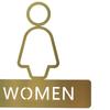Toilet Sign Toilet Door Sign Retro Male Female Decorations Signage Bathroom Signage Plaque for Restaurants Washroom Mall Shop
