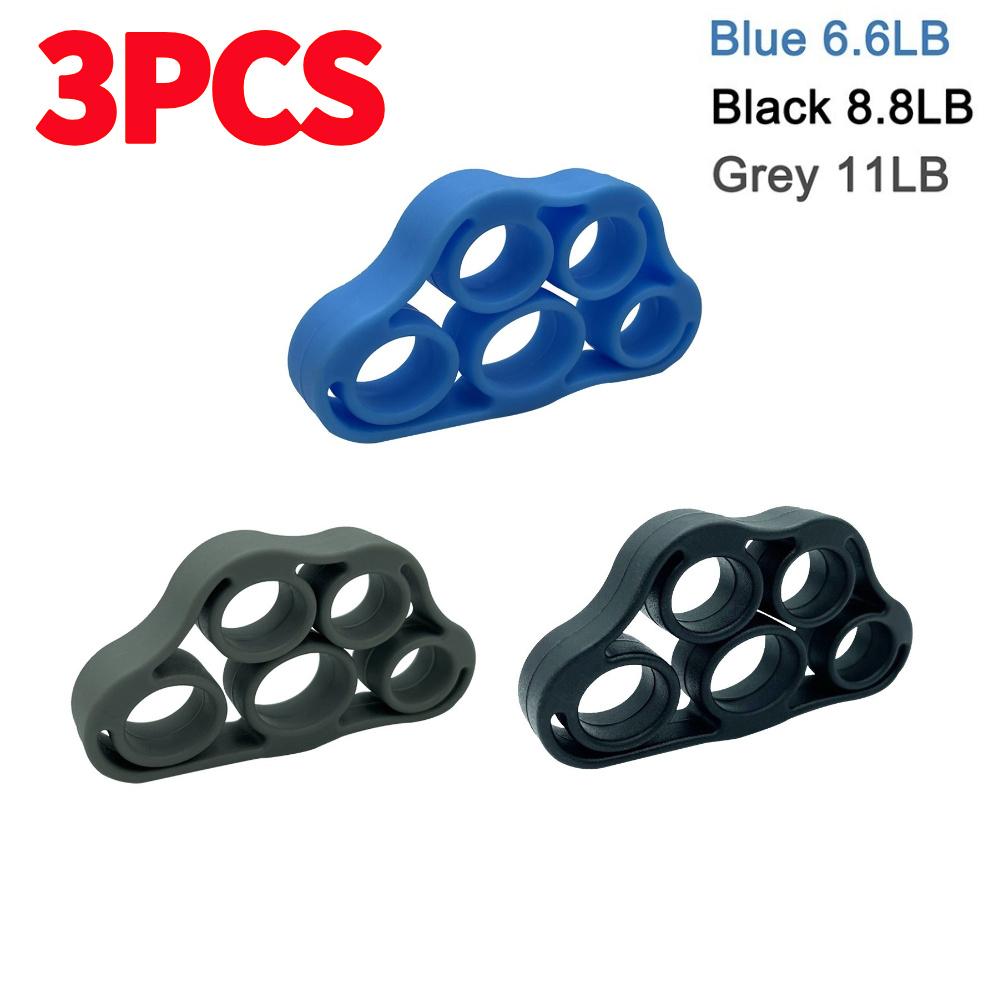 1/2/3Pcs Silicone Finger Gripper Hand Grip Wrist Stretcher Resistance Band Five Finger Expander Elastic for Gym Fitness Training