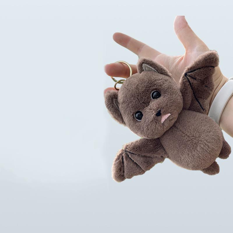 

New Cartoon Cute Soft Bat Plush Doll Keychain Pendant Creative Halloween Room Decorations Plush Toys Children Birthday Gift