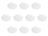 Set of 10 Kotohana Tachihollyhock Small Plates X Small Plates Setomonohonpo [11.5 1.7 Cm]