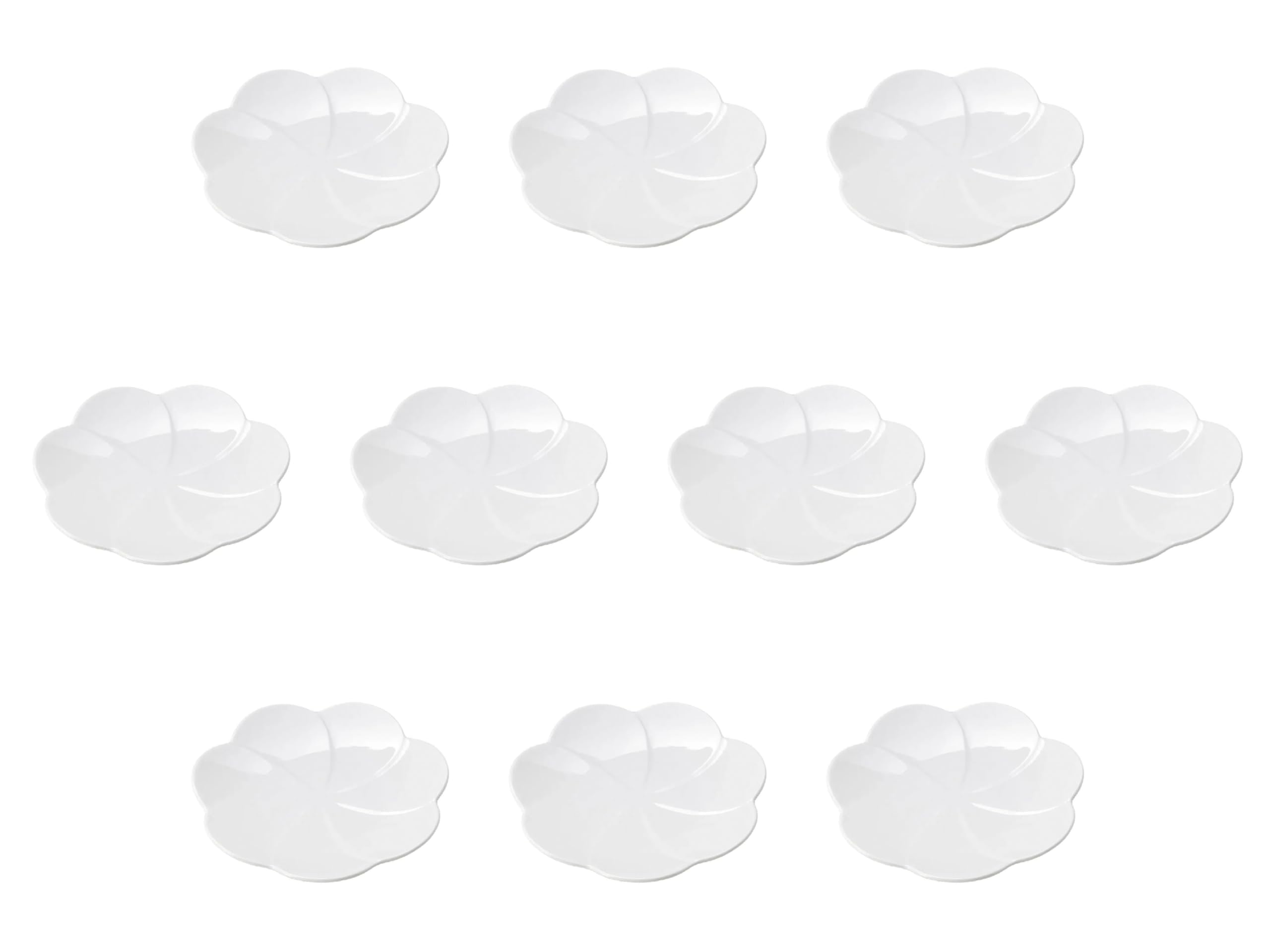 

Set of 10 Kotohana Tachihollyhock Small Plates x Small Plates Setomonohonpo [11.5 1.7 cm]