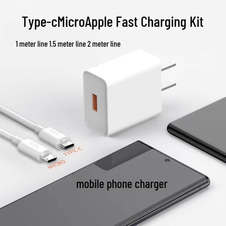 66W Super Fast Charging USB Charger Compatible with Android, Apple, and Huawei Devices