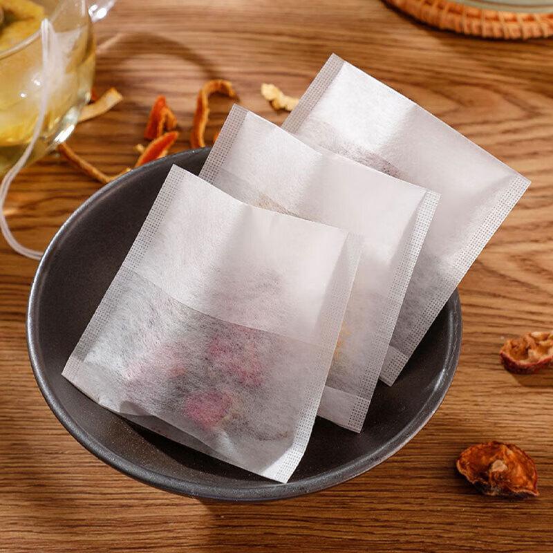 MENGTING Corn Fiber Disposable Fold-Over Tea Filter Bags