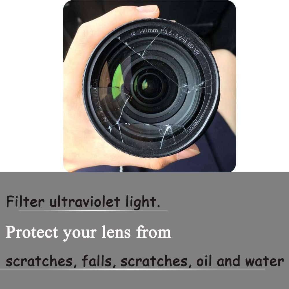 HD УФ-фильтр 67 мм для объектива Canon RF 24-105mm f/4-7.1 для камер R6II R5II R6 R5, для объектива Nikkor 18-140mm f/3.5-5.6G для камеры Nikon D7500 - 1 шт.