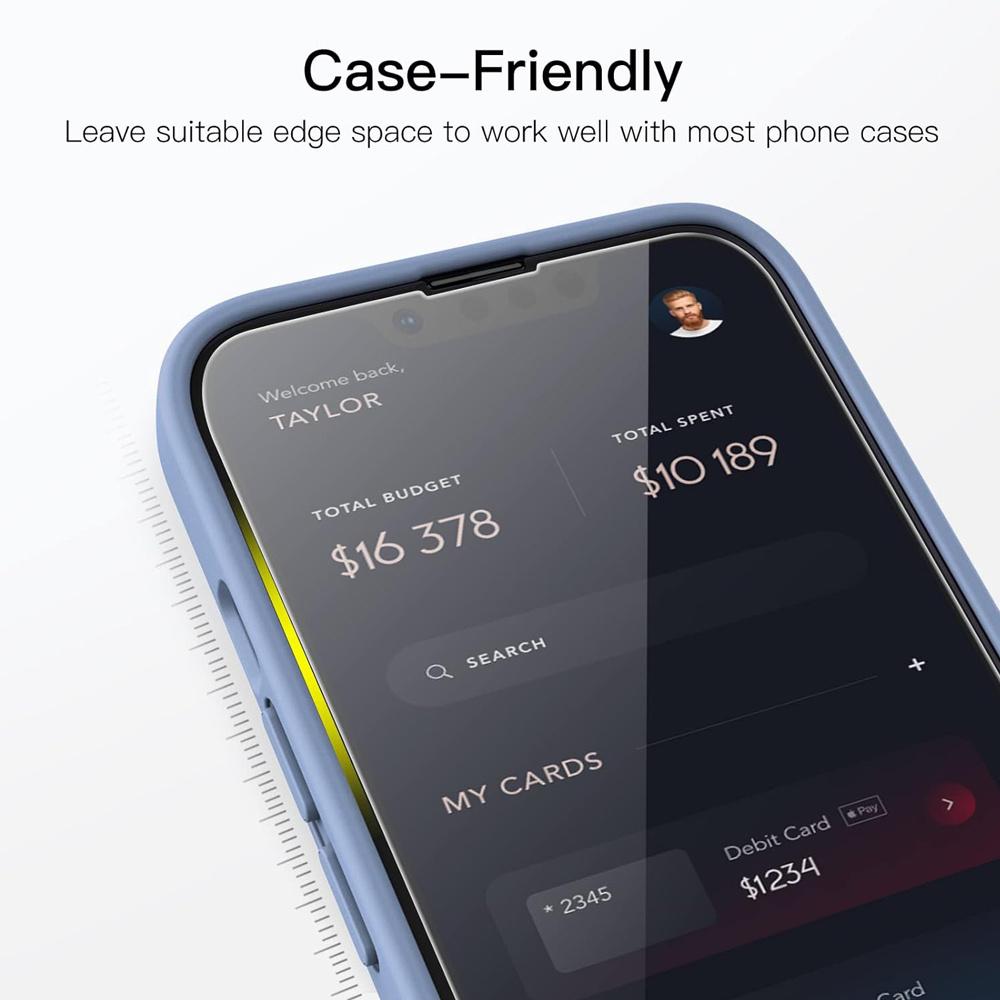 3PCS Tempered Glass For iPhone 13 14 15 Pro Max Screen Protector For iPhone 11 12 Pro Protector Pantalla Iphone 13 Phone Film