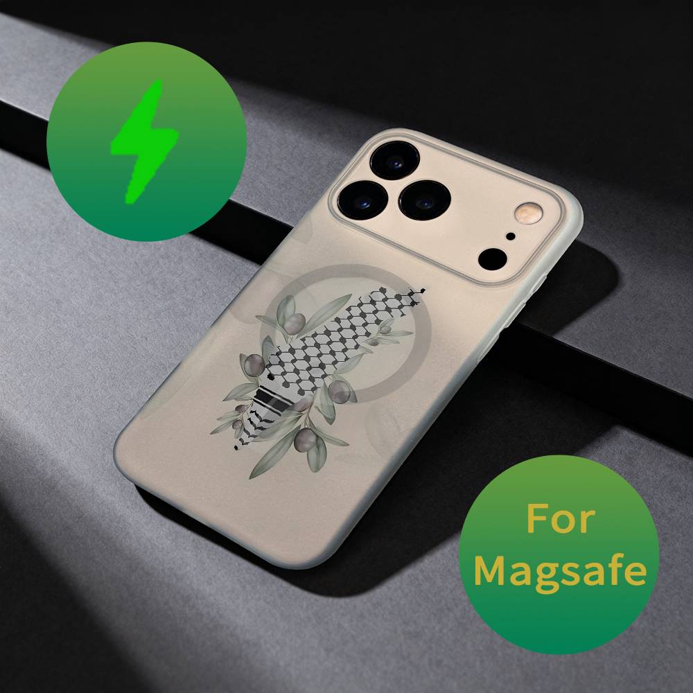 Чехол для телефона P-Palestines-s Hattah Keffiyeh Цветок для iPhone 17,16,15,14,13,12,X,XS,Pro,Max,Plus,E,Air,Mini с магнитной функцией Magsafe iPhone13