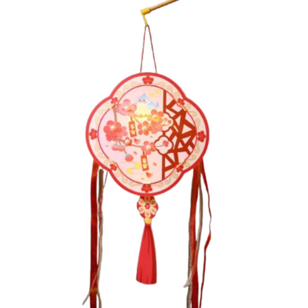 Traditional 2025 Snake Year Portable Lantern PVC Children Handheld Lantern  Mid-Autumn Festival