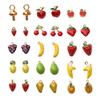 Stainless Steel Fruit Pendant Drip Oil Charm Accessories for DIY Jewelry