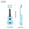 Versatile 21 Inch Colorful Ukulele Smooth String Ukulele for Home, School, Travel, and Performances Delicate Touch Uke