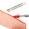 25mm DIY Leather Dual Double Head Edge Oil Gluing Dye Painting Pen Applicator Stick Speedy Paint Roller Tool LeatherCraft Tools