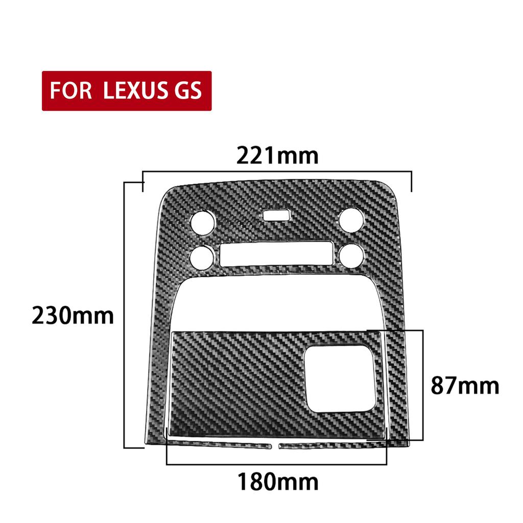 Carbon Fiber Car Accessories Reading Light Panel Modified Interior Trim Cover Soft Sticker For Lexus GS 2006 2007 2008 2009-2011