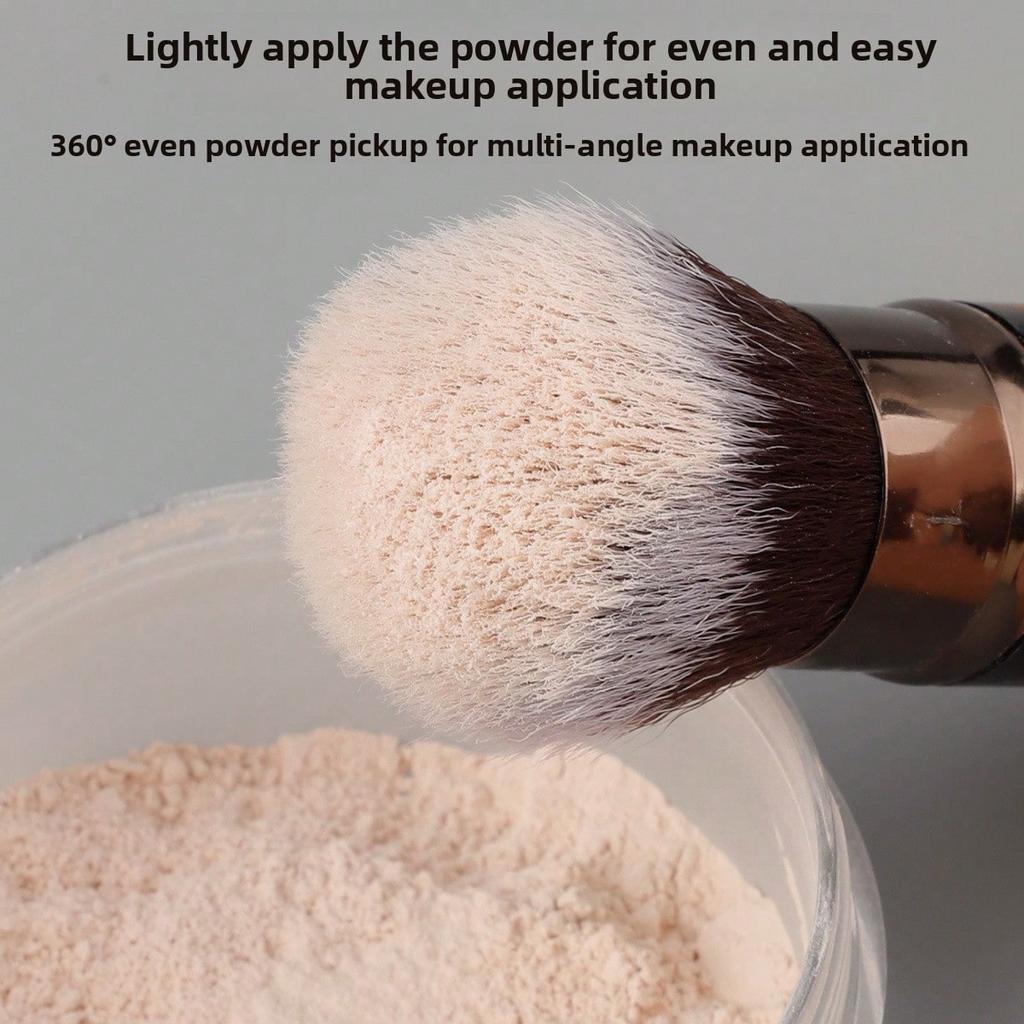 Portable Retractable Loose Powder Contour Brush Compact Travel Multifunctional Makeup Brush Beauty Tools