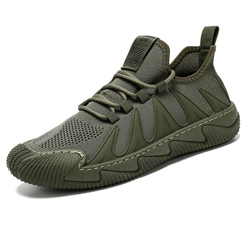 Letnie oddychające codzienne buty sportowe męskie outdoorowe lekkie komfortowe buty do biegania nowe sznurowane modne wszechstronne buty do chodzenia