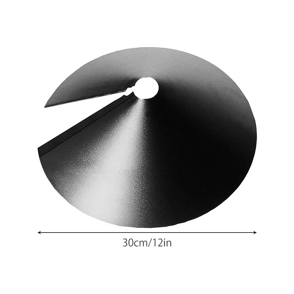 

12/18-дюймовая перегородка от белок, защитная накладка на кормушку для птиц, навешиваемая на столбы кормушки для птиц и скворечники 1Pcs