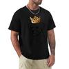 Border Terrier Dog Wearing Crown T-Shirt Short Sleeve Tee Summer Clothes Anime Stuff Black T Shirts for Men