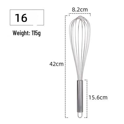 ZISIZ Stainless Steel Egg Whisk