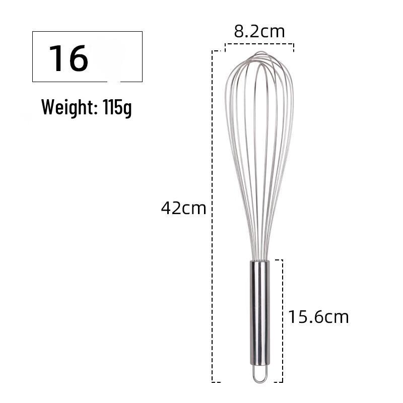 ZISIZ Stainless Steel Egg Whisk