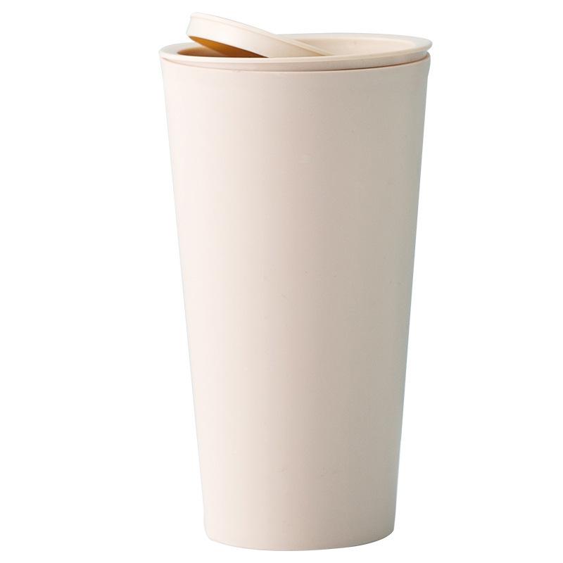 Compact Flip-Top Car Storage Bucket: Mini Organizer and Tissue Holder хаки