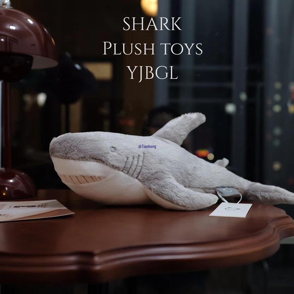 Mini Grey Shark Plush Toy - Soft Stuffed Animal for Boys & Babies, Perfect Sleep Soothing Gift