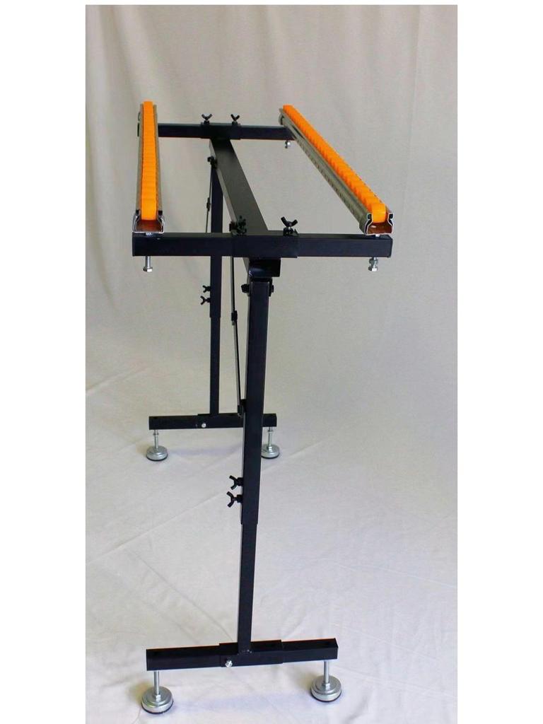 Adjustable Folding Roller Support Stand for Table Saw and Woodworking