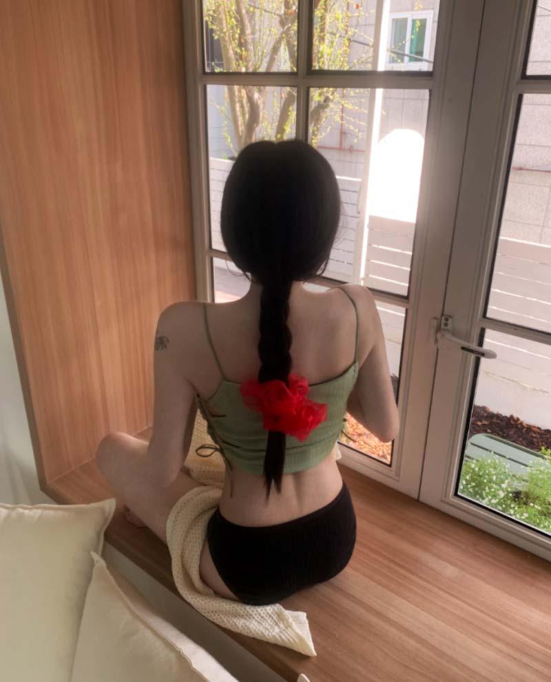 Korean Style Backless Halter Bikini - Sexy Split Swimsuit for Women, Resort Wear