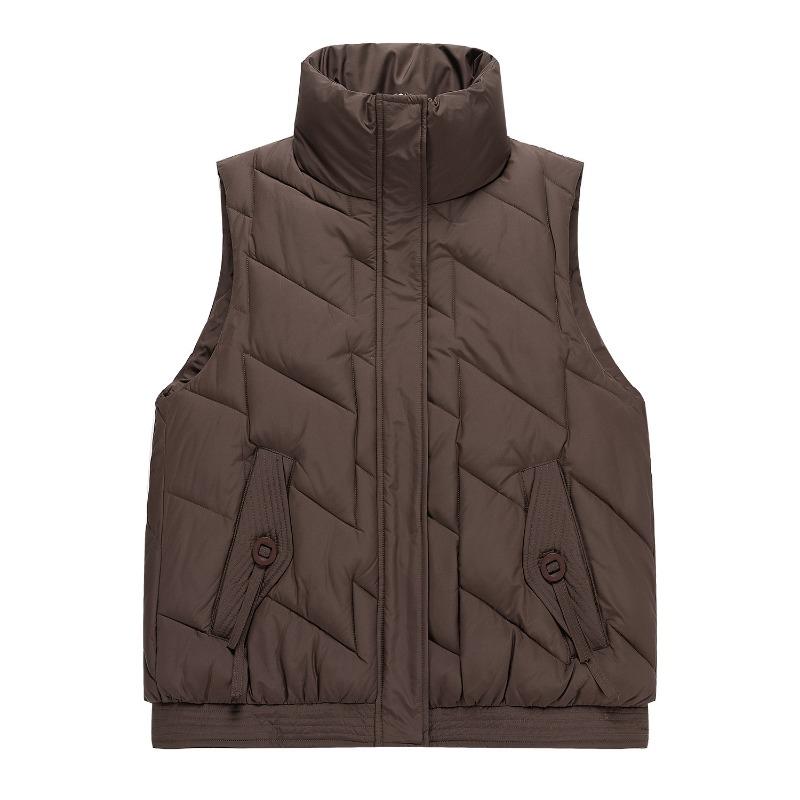 Large Size Loose Down Cotton Vest Autumn and Winter New Women's Clothing Fat Mm Meat Cover Thin Vest Vest with Vest Outside